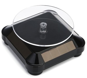 Solar Showcase 360 Xoay Trang Sức Đồng Hồ Đeo Tay Điện Thoại Bàn Xoay Trang Sức Tổ Chức Xoay Màn Hình Đứng Nhỏ - Product Image 5