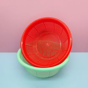 Nachuan <b>Plastic</b> <b>Colander</b> 23cm X 8cm Thickened Drain Basket For Kitchen Vegetable Straining - Product Image 3