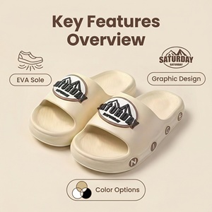 Yearning Evergreen Open Recyclable EVA Material Light Weight Fashion Anti-Slip Cushioned Breathable Waterproof Disposable Sporty - Product Image 4