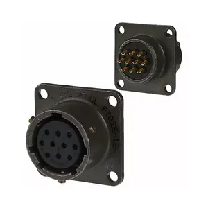 Sale <strong>Pt02e</strong>-12-10s <strong>10</strong> Position Connector Mil-Dtl-26482 Series I Pt Receptacle Female Sockets Solder Cup Pt02e1210s Olive Drab - Product Image 1