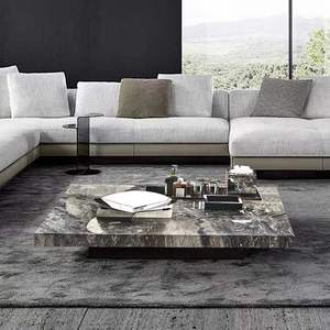 <span class=keywords><strong>Table</strong></span> <span class=keywords><strong>basse</strong></span> carrée en pierre de marbre, Design personnalisé - Product Image 3