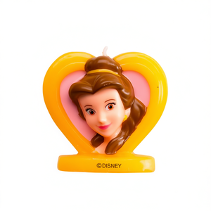 Candela di compleanno Disney Beauty a forma di cuore da 5,5 cm per decorazioni per feste - Product Image 2