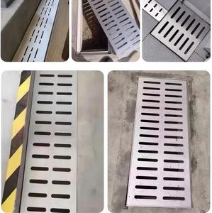 Couvercle de manhole dissimulé en acier inoxydable, couvercle de caniveau de drainage, couvercle de drain de sol décoratif pour cour, couvercle d'égout - Product Image 6
