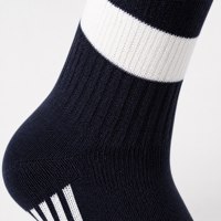 Chaussettes montantes rayées pour hommes, en tricot doux, pour le quotidien, le bureau, le sport, vente en gros, personnalisation OEM couleur et logo pour vêtements masculins