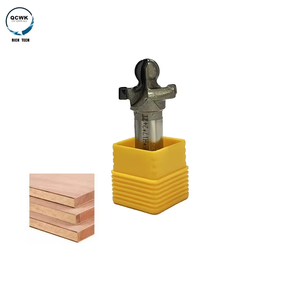 RICH TECH PCD 45 Fraise à dents obliques inversées, queue de 1/2 po, 2+2 cannelures pour le profilage des bords de portes d'armoires et des panneaux - Product Image 3
