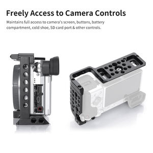Jaula de cámara profesional de aleación de aluminio KingMa para cámaras <span class=keywords><strong>Sony</strong></span> A6000 A6100 A6300 <span class=keywords><strong>A6400</strong></span> - Product Image 5
