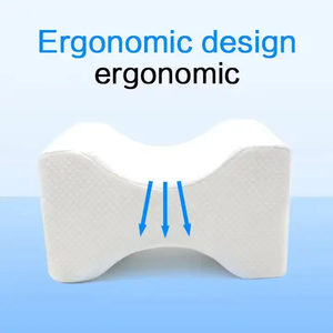Handgemachtes H-förmiges Memory Foam-Knie kissen mit riemen körperspezifischem Bein kissen für Seitens chläfer und Ischias-Schmerz linderung - Product Image 5