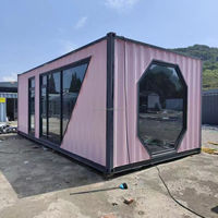 Conteneur maritime préfabriqué modulaire en acier de 20 pieds et 40 pieds, kit de bureau, maison, supermarché, hôtel, structure plate, portable, mobile, fabriqué en Chine