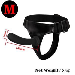 Vibrador Doble con Arnés Ultraelástico, Correa para el Pene, Consolador <span class=keywords><strong>Grande</strong></span>, Juguetes Sexuales para Mujeres y Lesbianas - Product Image 5