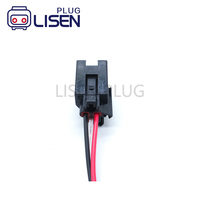 7-1437710-6 3 Pinli Dişi Su Geçirmez Konnektör Pigtail Kablo Demeti AMP 6.5mm Siyah Otomotiv İçin