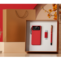 Coffret Cadeau d'Entreprise de Luxe : Articles Promotionnels, Carnet de Notes avec Stylo, Banques d'Alimentation, Ensemble Cadeau de Carnet et Stylo