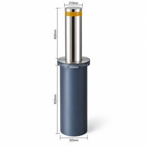 Borne de sécurité rétractable hydraulique automatique Zhanjiang SUS304 à bas prix pour la sécurité routière et scolaire - Product Image 1