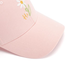 Nueva Gorra de Béisbol Deportiva de Moda para Mujer, con Logotipo Bordado, 6 Paneles, Protección Solar, de Algodón, Color Rosa, para Primavera/Verano - Product Image 3