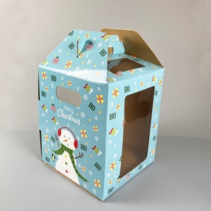 Sunshine Square Rigid <b>Boxes</b> Matte Cake Box with Window <b>Bakery</b> Packaging for Wedding Food China Wholesale Cardboard - Product Image 3