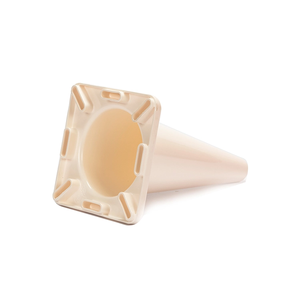 Cono DE TRÁFICO DE PVC naranja sólido de 450mm/18 pulgadas con cinta reflectante de alta visibilidad para producto de alerta de advertencia de seguridad vial - Product Image 2