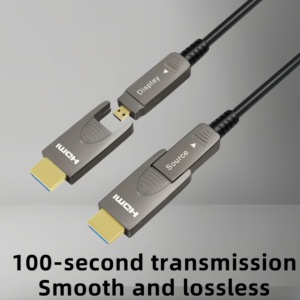 8K Độ phân giải cao sợi cáp quang cho HDTV 48gbps 2.1 phiên bản có thể tháo rời kết nối PVC earc HDR10 + Microphone Loa - Product Image 5