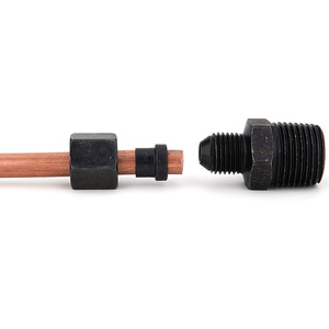 Conector Roscado Cónico Expandido, Rosca Británica BSPT a Rosca Métrica, Acero al Carbono Hidráulico, Recto Expandido, Equipo Mecánico - Product Image 5