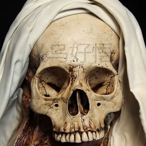 รูปปั้นมอร์ติสแบบแปลงร่าง ของตกแต่งเรซิ่น แม่ชีสองหัว ประติมากรรมฮาโลวีน ของตกแต่งรูปทรงศิลปะ - Product Image 4