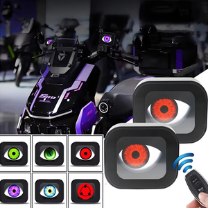 Cubierta de Espejo con Ojo de Demonio LED Multimodo, Seis Modos, Control Remoto, Lámpara Dinámica para Coche, Motocicleta, Bicicleta - Product Image 4