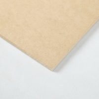 Panneau de bois MDF 3 mm 1/8x12x20 pouces, 10 paquets de panneaux de fibres de densité moyenne, particules de contreplaqué, panneaux de panneaux d'aggloméré
