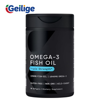 OEM 90 gélules molles Triple Force Oméga 3 Huile de Poisson Huile de Pollock Sauvage Antioxydant Soutien Cœur Cerveau Complément Alimentaire