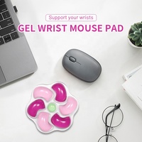 Tapis de souris en forme de moulin à vent, tapis de souris de dessin animé, tapis de poignet en cristal pour PC, tapis de souris transparent, tapis de souris de jeu pour la maison et le bureau