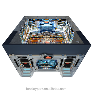 Parc d'attractions gonflable avec simulateur de cinéma 5D à immersion en dôme à 360 degrés avec autos tamponneuses et équipement de train MR en vente - Product Image 4