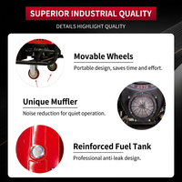 Générateur diesel 10kW 11kW 4 temps à démarrage électrique 230/400V, type ouvert avec roues, 200kg, pour le Moyen-Orient et l'Asie centrale