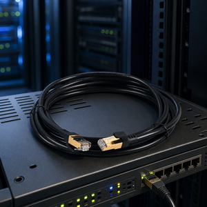 <span class=keywords><strong>Câble</strong></span> Ethernet LAN Cat7 SFTP Premium d'usine OEM, 10 Gbit/s, sans emmêlement, <span class=keywords><strong>RJ45</strong></span>, CCA, double blindage, pour switch 10G - Product Image 6