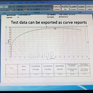 แท่งอะลูมิเนียมสามจุดดัดแบบสากลอุปกรณ์ทดสอบแบบสากลสำหรับควบคุมโดยคอมพิวเตอร์วัสดุโลหะ - Product Image 2