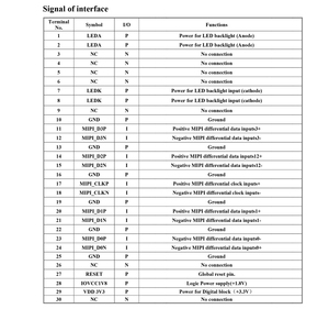 Thời Gian Giao Hàng 3 Ngày 800X1280 IPS 250Nits Giao Diện Mipi 4 Làn Mô-đun LCD 30 Chân 8 Inch - Product Image 6