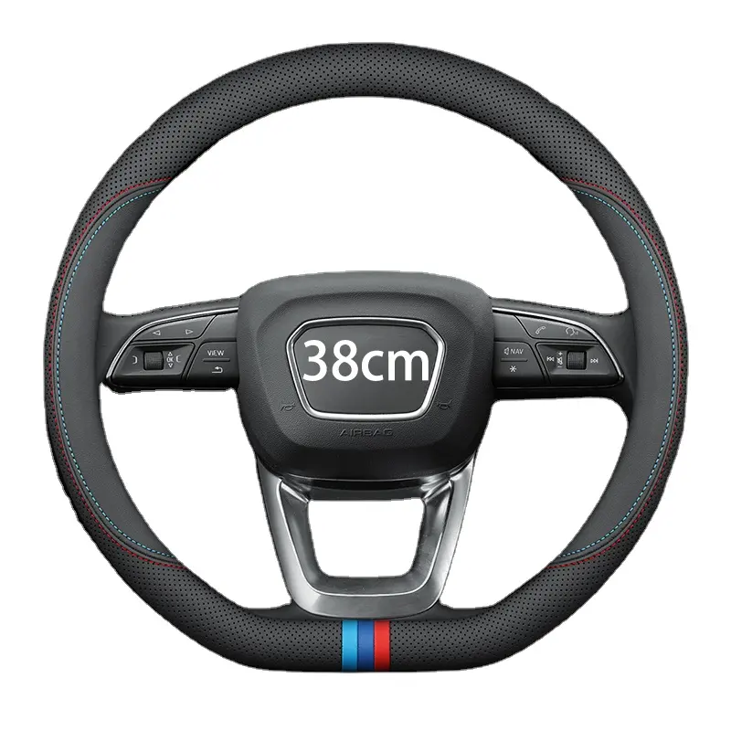 Wholesale Customization Car Accessories Steering Wheel Covers Car Steering Wheel Leather Needle Car Steering Wheel Cover Set