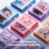 Cartes à collectionner de jeu TCG avec logo et emballage personnalisables, surface imprimée holographique, pack de boosters d'anime