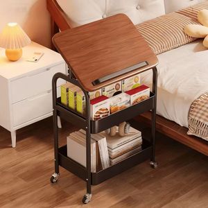 Chariots roulants portables multi-usages avec roues, en métal robuste, pour organiser livres et collations, rangement pour <span class=keywords><strong>cuisine</strong></span>, bureau, salle de bain - Product Image 1