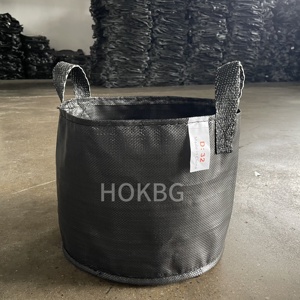 Muestras Gratis, Bolsas de Cultivo de 5/10/15/20/25/35/<span class=keywords><strong>50</strong></span>/75/80/110/135/200 Galones, Macetas de Tela Plástica de 300G con Asas, Bolsa de Cultivo Tejida de PP para Flores - Product Image 2