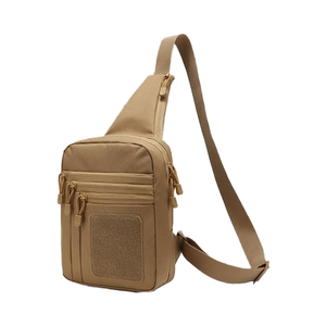 Bolso Táctico Unisex con Correa de Hombro Desmontable y Sistema Molle, Riñonera EDC Antirrobo con Cremallera, Impermeable, de Oxford - Product Image 4