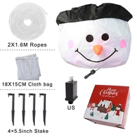 Ourwarm Fournitures de décoration de Noël en gros 5 pieds Poupées bonhomme de neige Décoration extérieure Grande décoration Gonflables de Noël