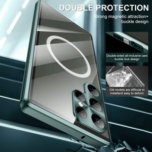 Productos más vendidos funda de teléfono magnética de vidrio templado con funda de teléfono de privacidad de pantalla incorporada para <span class=keywords><strong>Samsung</strong></span> <span class=keywords><strong>Galaxy</strong></span> S23 Ultra - Product Image 3