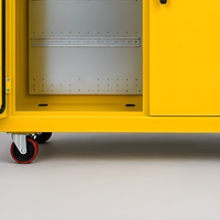 Caja de Distribución de Energía Portátil IP44, Gabinete Eléctrico de Acero para Obras de Construcción, OEM ODM
