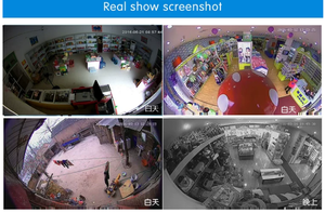 Caméra de surveillance <span class=keywords><strong>panoramique</strong></span> grand angle 360° Jianvision AHD coaxiale HD 5 mégapixels 5MP Fisheye analogique infrarouge vision nocturne - Product Image 3