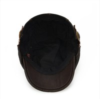 Casquette Gavroche en Cuir de Luxe Réglable pour Hommes – Vente en Gros