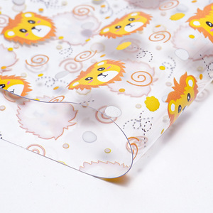 ผ้า PVC ใสพิมพ์ลายการ์ตูนยูนิคอร์นแบบใสขนาด30*120ซม. สำหรับกระเป๋า - Product Image 2