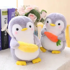 Giocattolo animale farcito peluche su ordinazione molle del pinguino sveglio del giocattolo del regalo dei bambini all'ingrosso Fuying