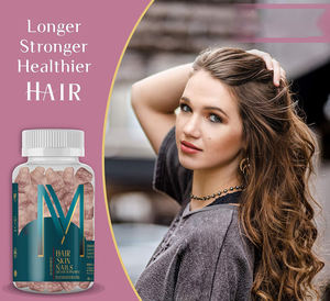 Gummies pour cheveux, peau et ongles, soutient la santé, vitamines à la biotine pour femmes et hommes, favorise une croissance des cheveux plus rapide, des ongles plus forts, une peau saine - Product Image 3