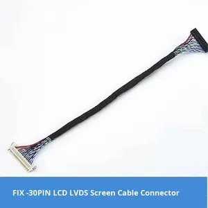 LVDS สายเคเบิลหน้าจอ <span class=keywords><strong>LCD</strong></span> 30PIN แล็ปท็อปจอทีวีทีวีทีวีพีวีซีทองแดงให้คะแนน IP65ขายส่งมีจำหน่าย - Product Image 4
