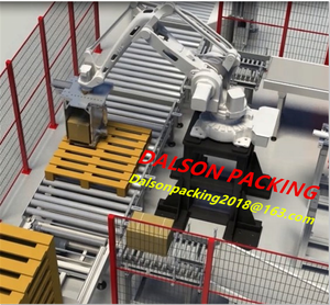 Palettiseur robotisé pour la préhension et le placement de cartons, empileur de palettes de boîtes en carton par robot, machine d'emballage de palettes par robot - Product Image 2