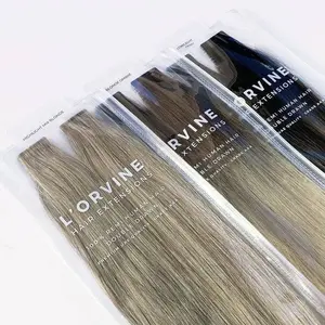 Good price custom pvc clear plastic hair extensions packaging bags