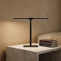 Lampe de table LED 24W de haute qualité, CRI 95+, protection des yeux, lampe de bureau pour enfants, lampe d'étude moderne minimaliste en aluminium avec minuterie