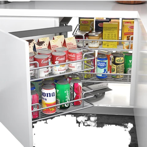 <span class=keywords><strong>Organizadores</strong></span> de Esquina Mágicos Nano de Diseño Moderno con Estantes Deslizantes de Alambre para Gabinetes de <span class=keywords><strong>Cocina</strong></span> y Recepción - Product Image 1