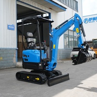 Mini-excavatrice à prix d'usine, livraison gratuite, EPA 0,8 tonne, micro-excavatrice, miniescavatore, petite excavatrice à vendre